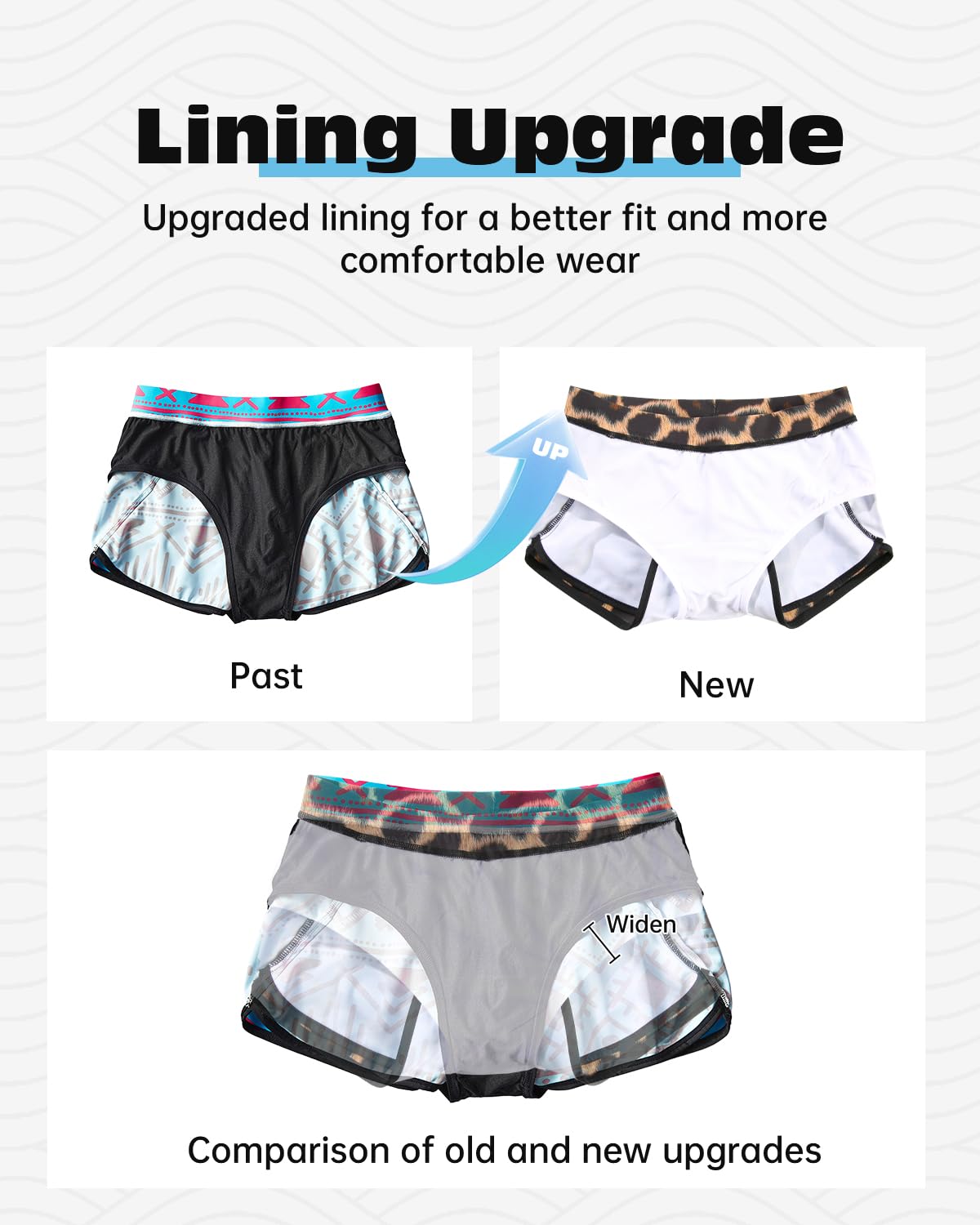 Retro Men's Short Swim Trunks, Quick Dry Bathing Suit with Liner