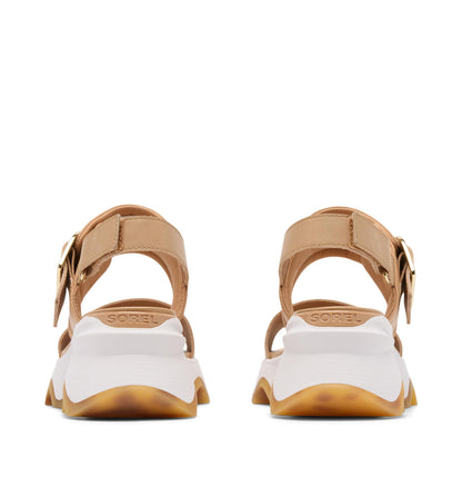 Sorel Women's Kinetic Impact Wedge, Honest Beige/Sea Salt, 8.5 Regular