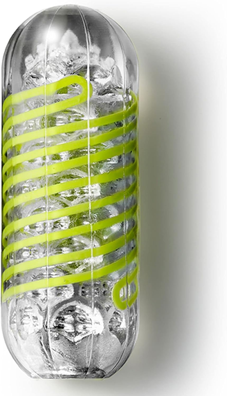 Tenga Spinner Cup Men Masturbator Reusable Spiral Motion and Intimate Pleasure Device, Shell