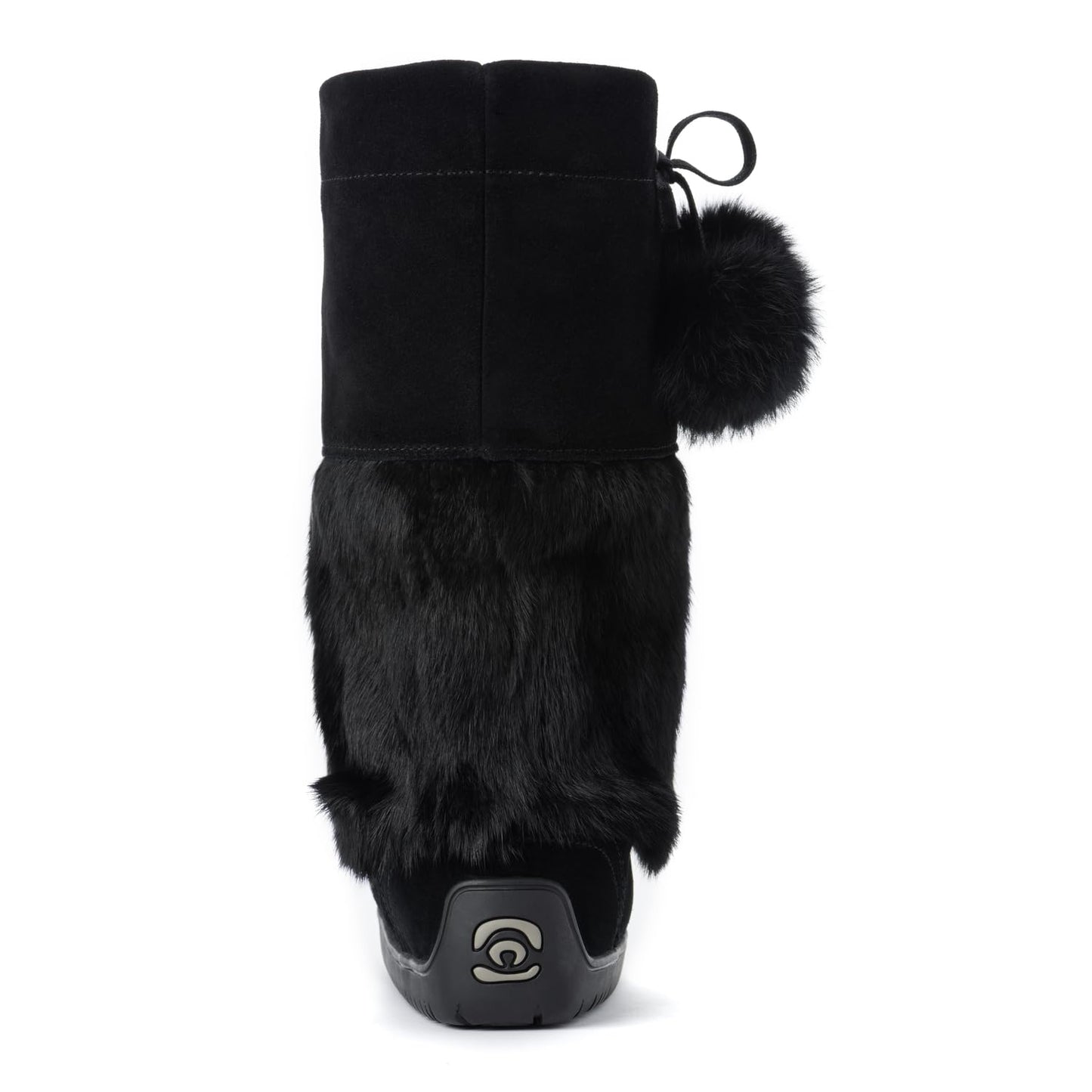 MANITOBAH WP Snowy Owl Suede Mukluk Womens Black L05
