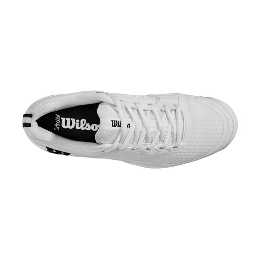 Wilson Rush Pro 4.5 Men's Wide Tennis Shoe, White/Black, Size 7