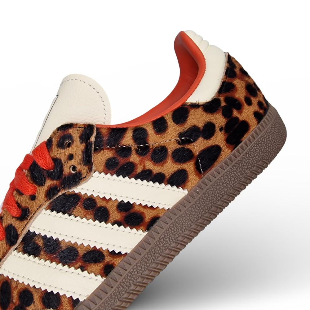 adidas Samba OG Womens Sneaker (Leopard Print Gum, 6.5)