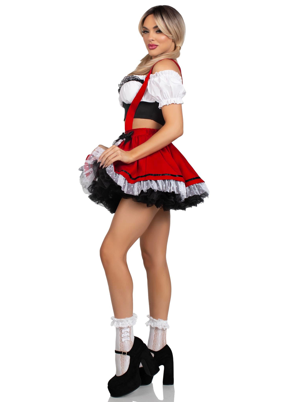 Leg Avenue Women's 2 Pc Beerfest Babe Costume Dress Halloween Costume - Octoberfest - Oktoberfest