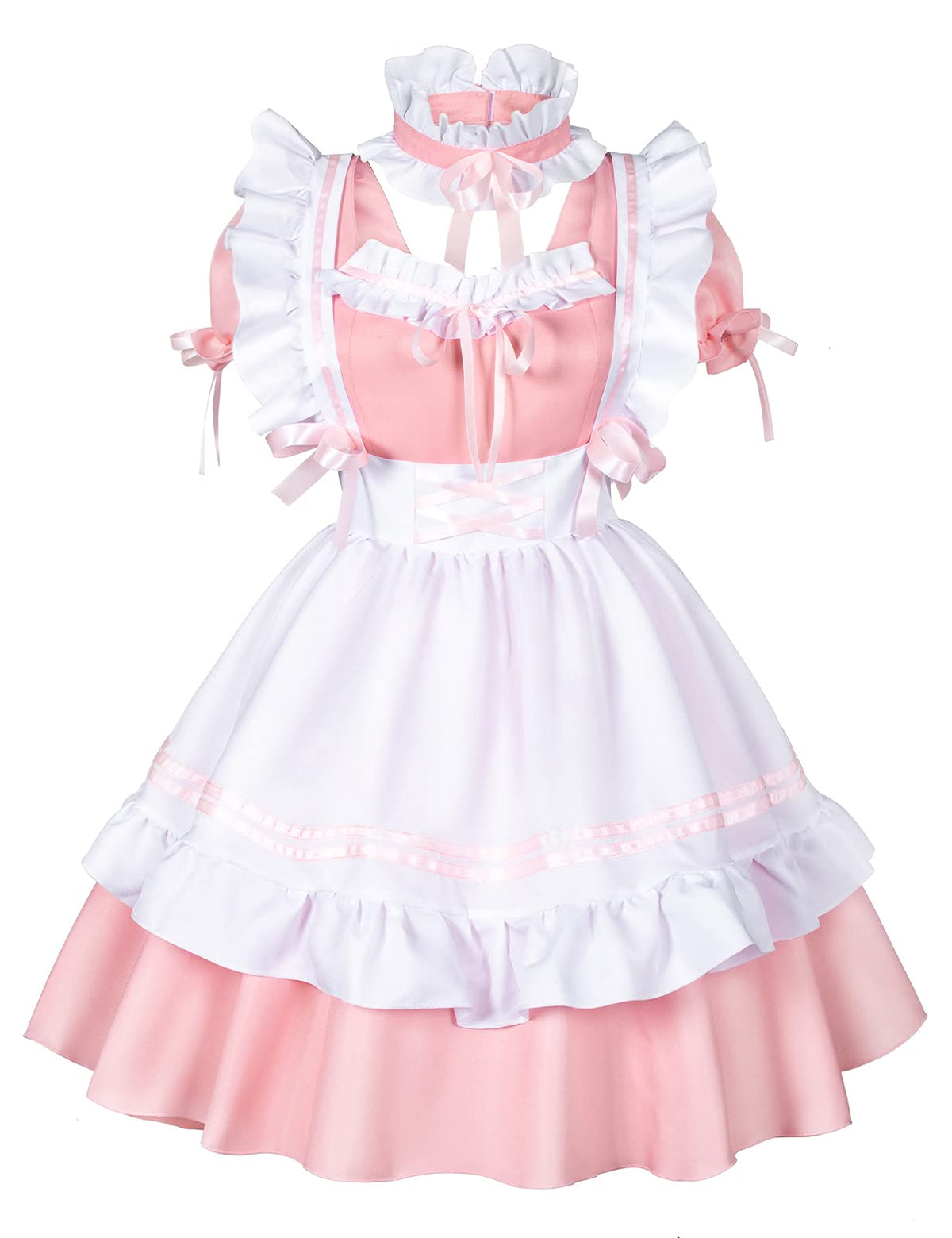Anime French Maid - Sissy Outfit  Lolita Fancy Dress Cosplay Costume - Gloves Socks Set