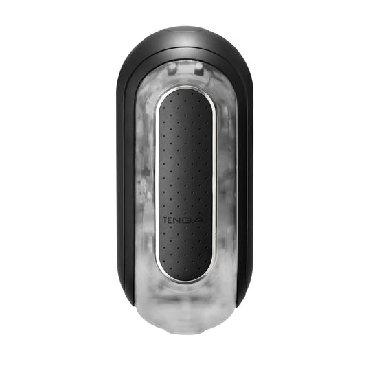 Tenga FLIP 0 (Zero) Electronic Vibration Cup for Men Masturbation, Reusable Stimulating Pleasure Stroker, Black