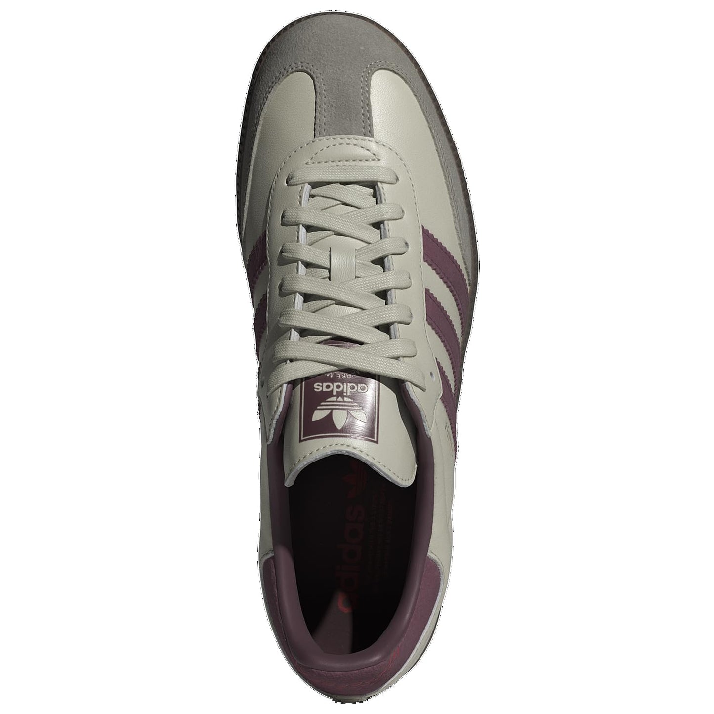 adidas Samba OG Men's Sneaker (Putty Grey Maroon, 11)