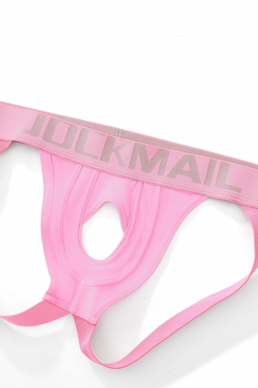 JOCKMAIL Mens Jockstrap Underwear Breathable Sport Thongs Athletic Supporters for Gym, Date and Everyday Wear (US, Alpha, XX-Large, Regular, Regular, Pink)