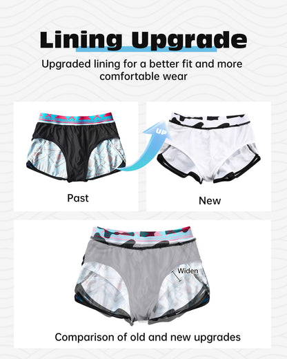 Retro Men's Short Swim Trunks, Quick Dry Bathing suit cow print