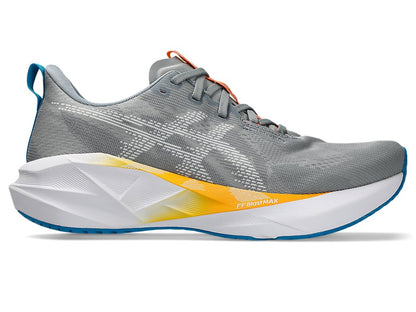 ASICS Men's Novablast 5Sneaker, Gravel White, 10.5 US