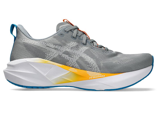 ASICS Men's Novablast 5Sneaker, Gravel White, 10.5 US
