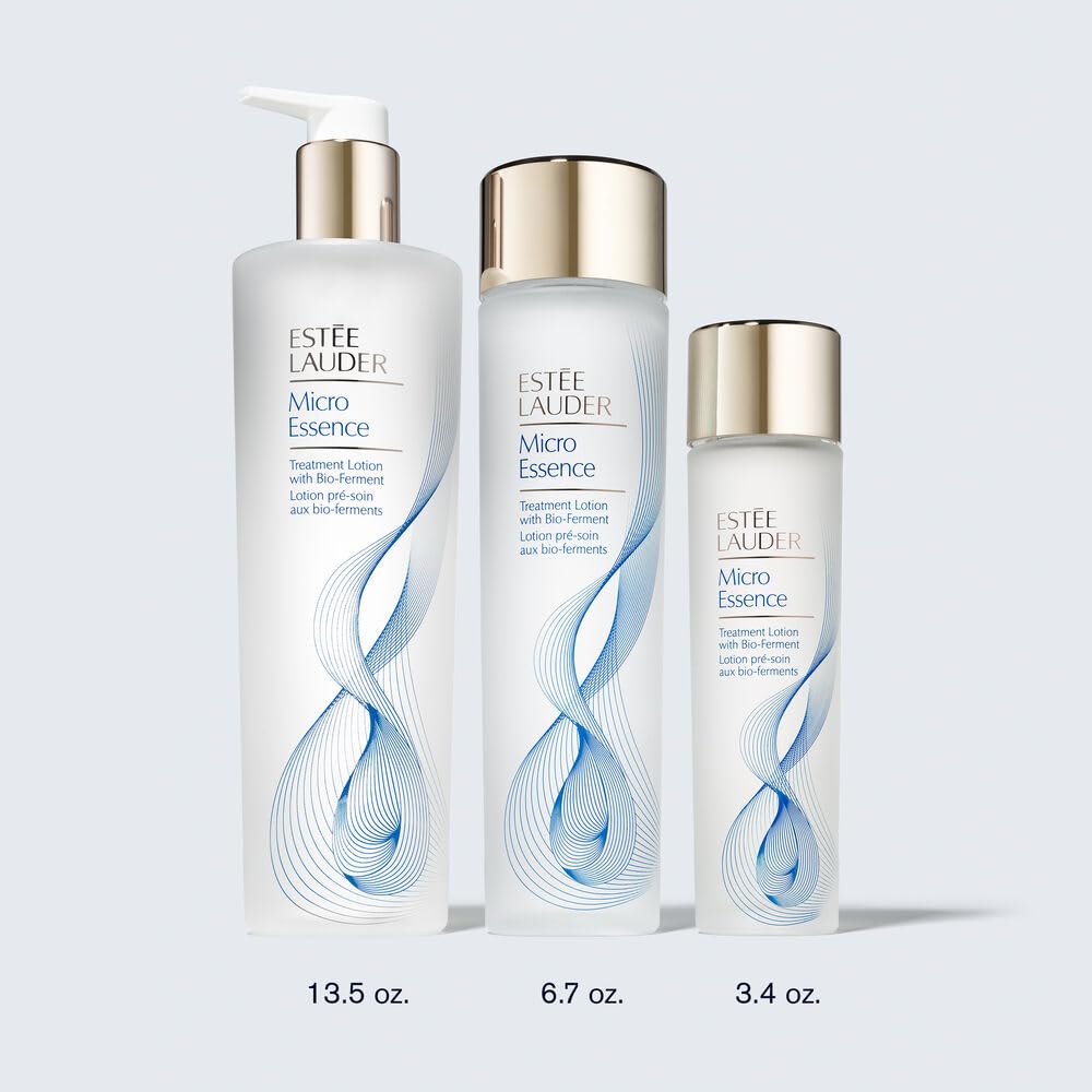 Estée Lauder Micro Essence Treatment Lotion with Bio-Ferment | Toner for Face | Skin Barrier Repair, 3.4 Fl Oz