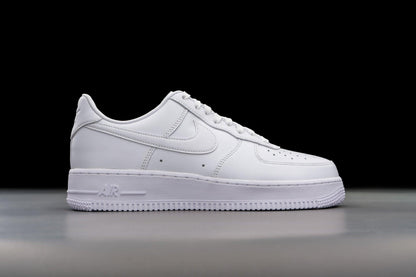 Nike Air Force 1 '07 Low Mens Basketball Shoes (Men's 10.5 Medium, White/White)