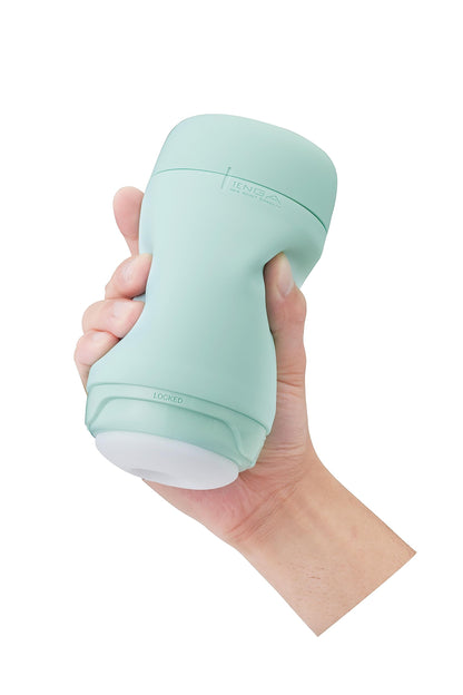 TENGA Puffy Mint Green Reusable Male Masturbator Pillowy Soft Pleasure Device
