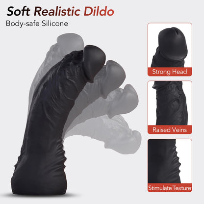 Strap On Dildo Set Adjustable Harness with 3 Silicone Dildos