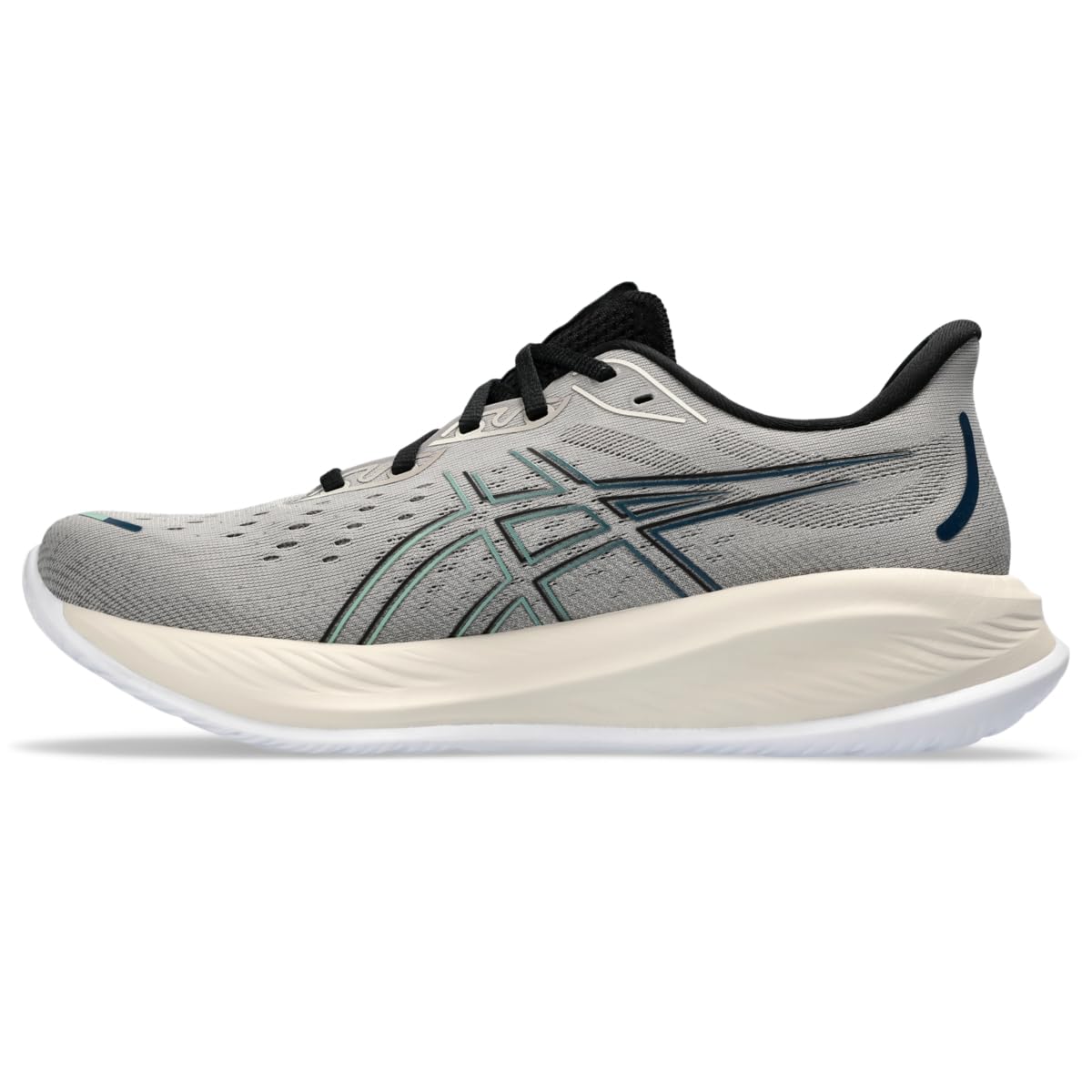 ASICS Men's Gel-Cumulus 26 Running Shoe, 11, Moonrock/Dark Mint