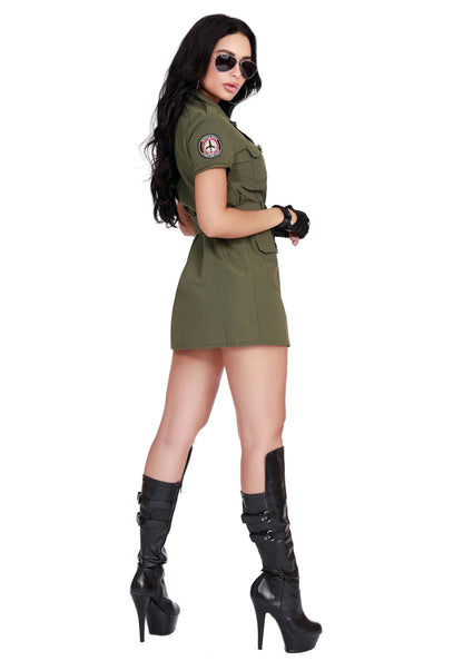 Dreamgirl Women's Fighter Pilot, Costume Small
