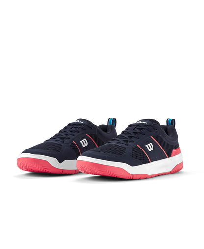 WILSON Pickle Pro Women's Pickleball Shoe - Navy Blazer/White/Dubarry, Size 7 US