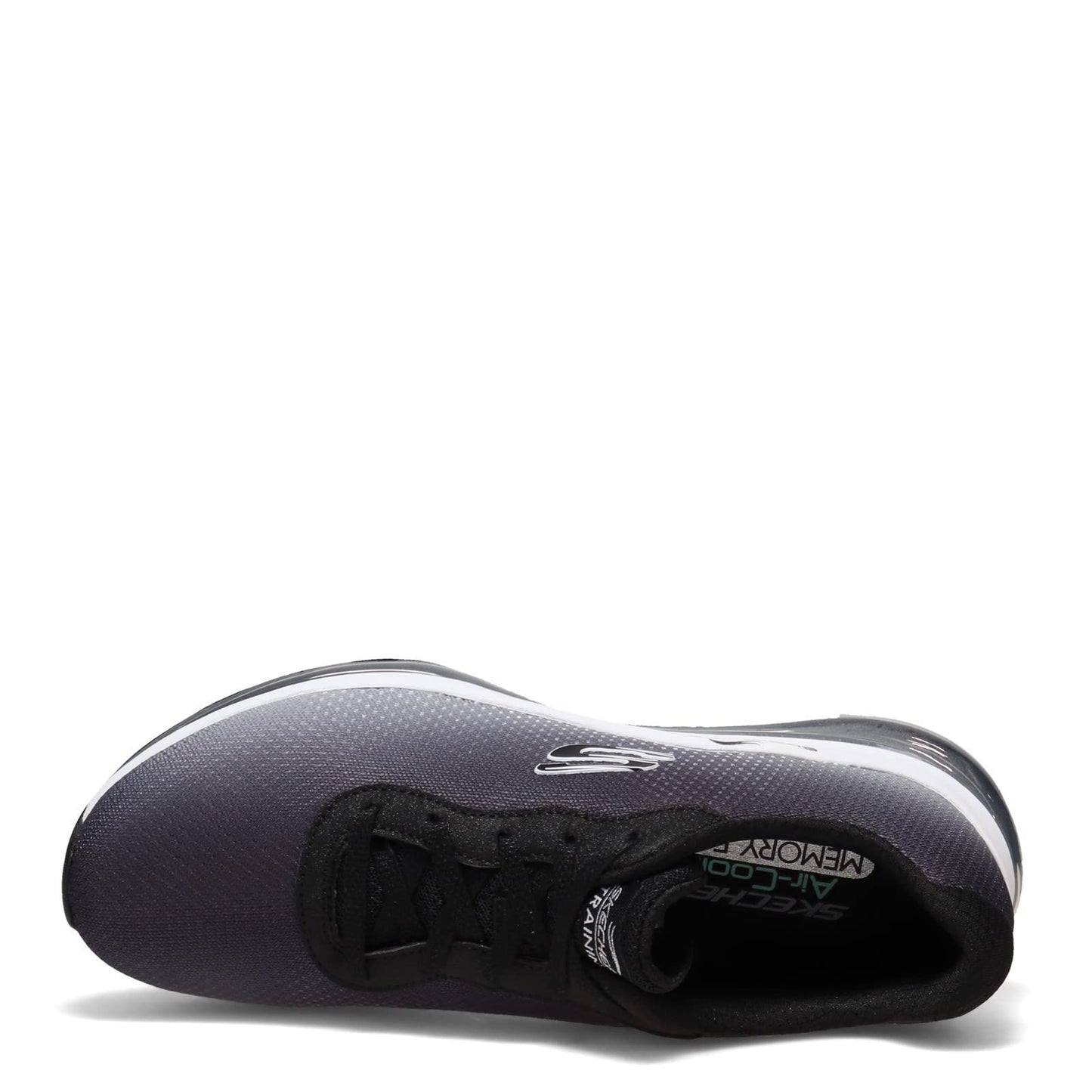 Skechers womens Skech-air Element 2.0 Sneaker, Black/White, 9.5 Wide US