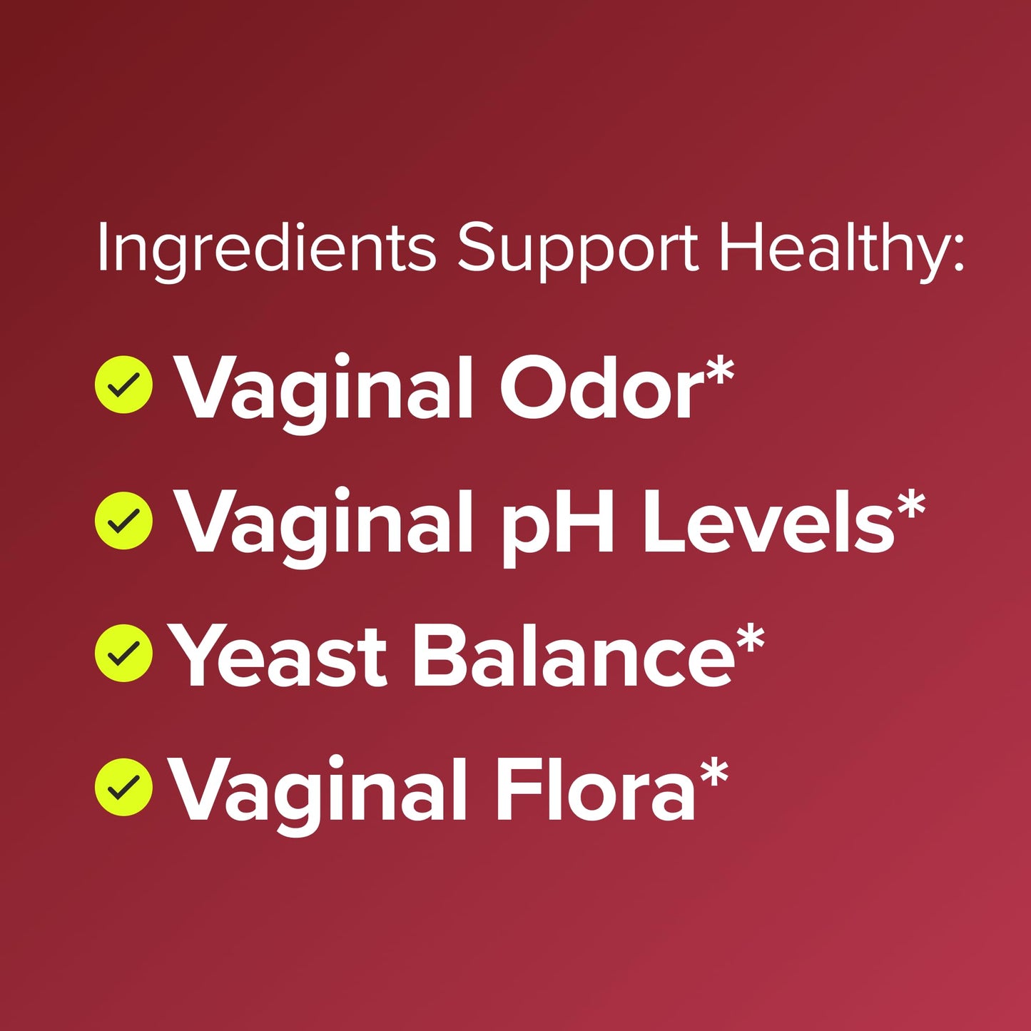URO Vaginal Probiotics for Odor, Flora & pH Balance – 1-Month Supply