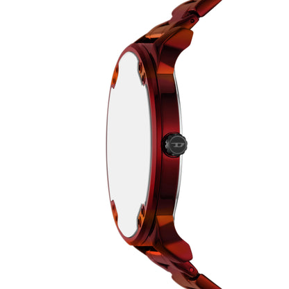 Diesel Men's Mr. Daddy Slim Multi-Movement Red Stainless Steel Watch (Model: DZ7491)