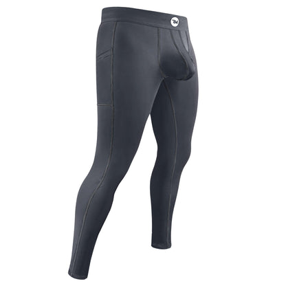 Real Men 28in Nylon Leggings A Pouch Xs 1pk Gry