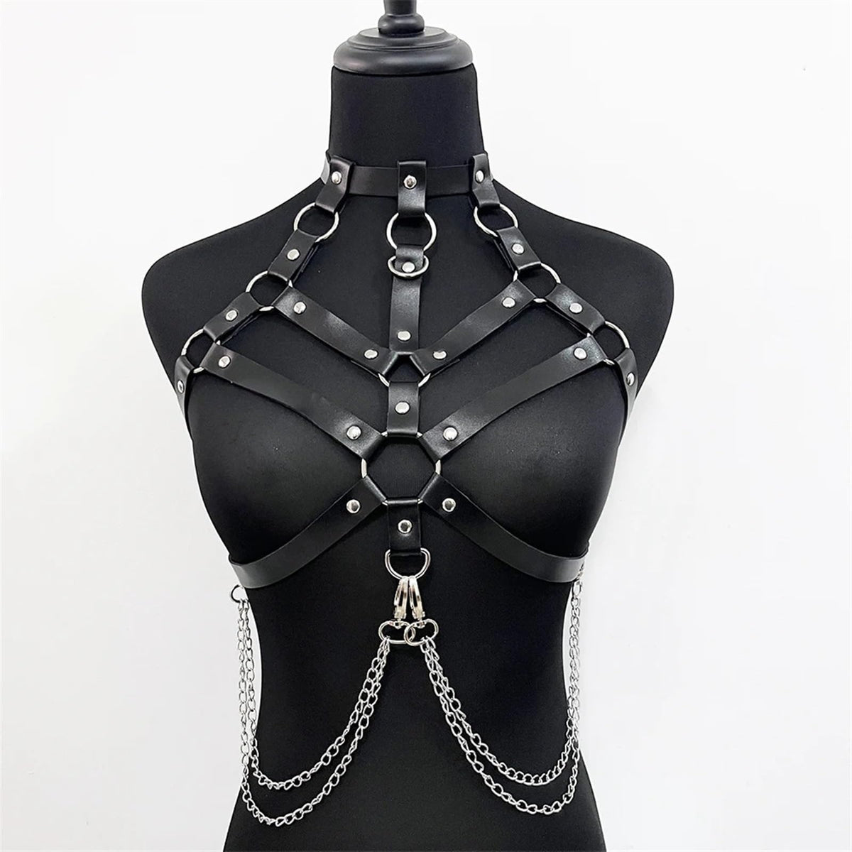Women Punk Belts Body Chain Waist Belt BDSM Lingerie Bondage Kit