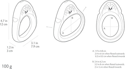 Legato | Flexible External Vibrator for Women's Intimate Wellness | 360° Vibration, Adaptive Design & Body-Safe Silicone.