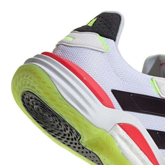 adidas Men's Stabil 16 Indoor Shoes White/Aurora Met./Aurora Plum 11.5 Medium