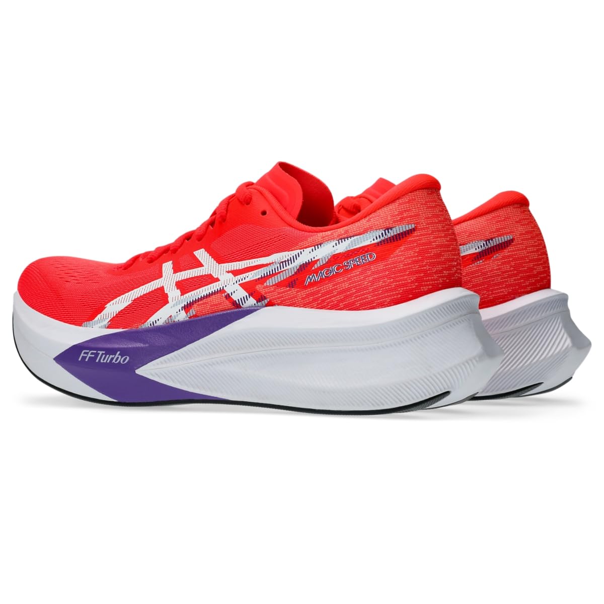 ASICS Women Magic Speed 4 Flash Red/White 12 Medium