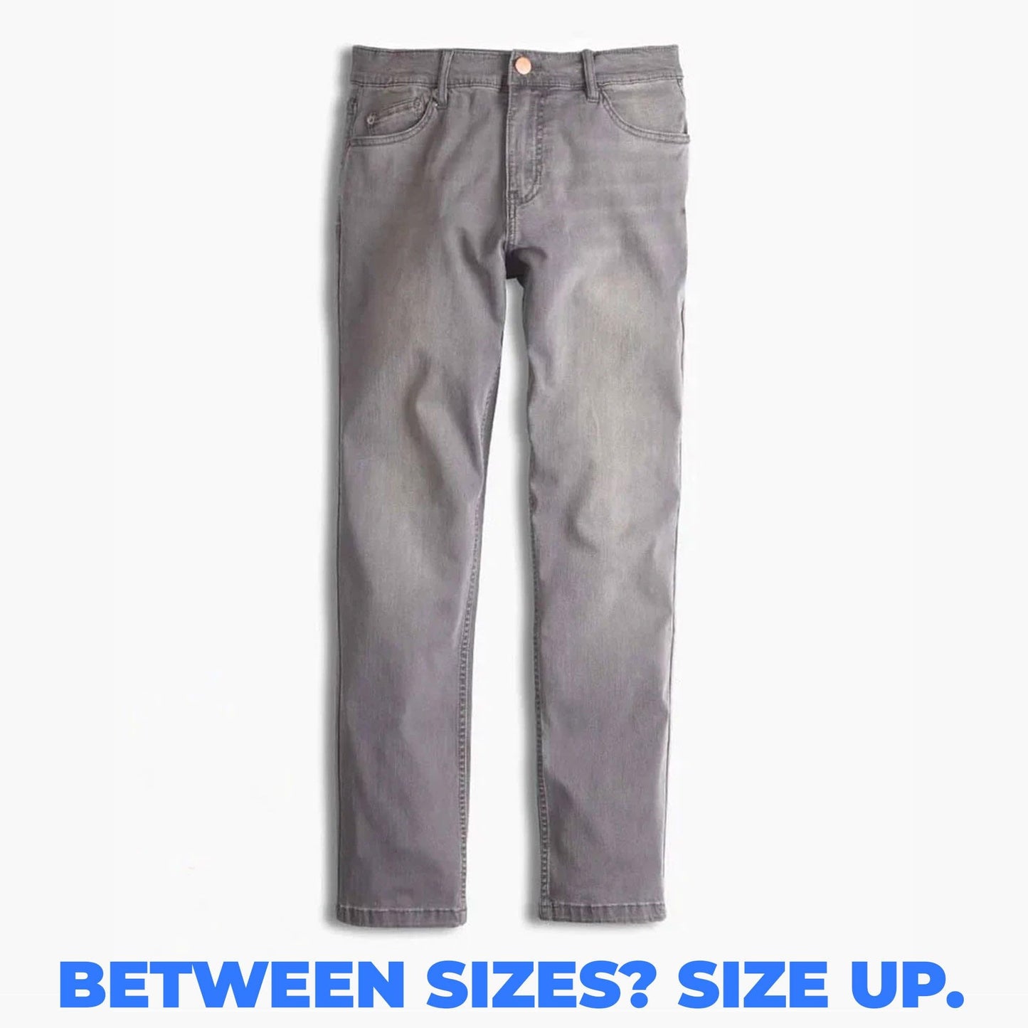 Mugsy Beans Men’s Jean - Classic Fit Medium Gray Denim Jeans for Men - Ultra-Flexible & Comfortable Pants for Men - True to Size