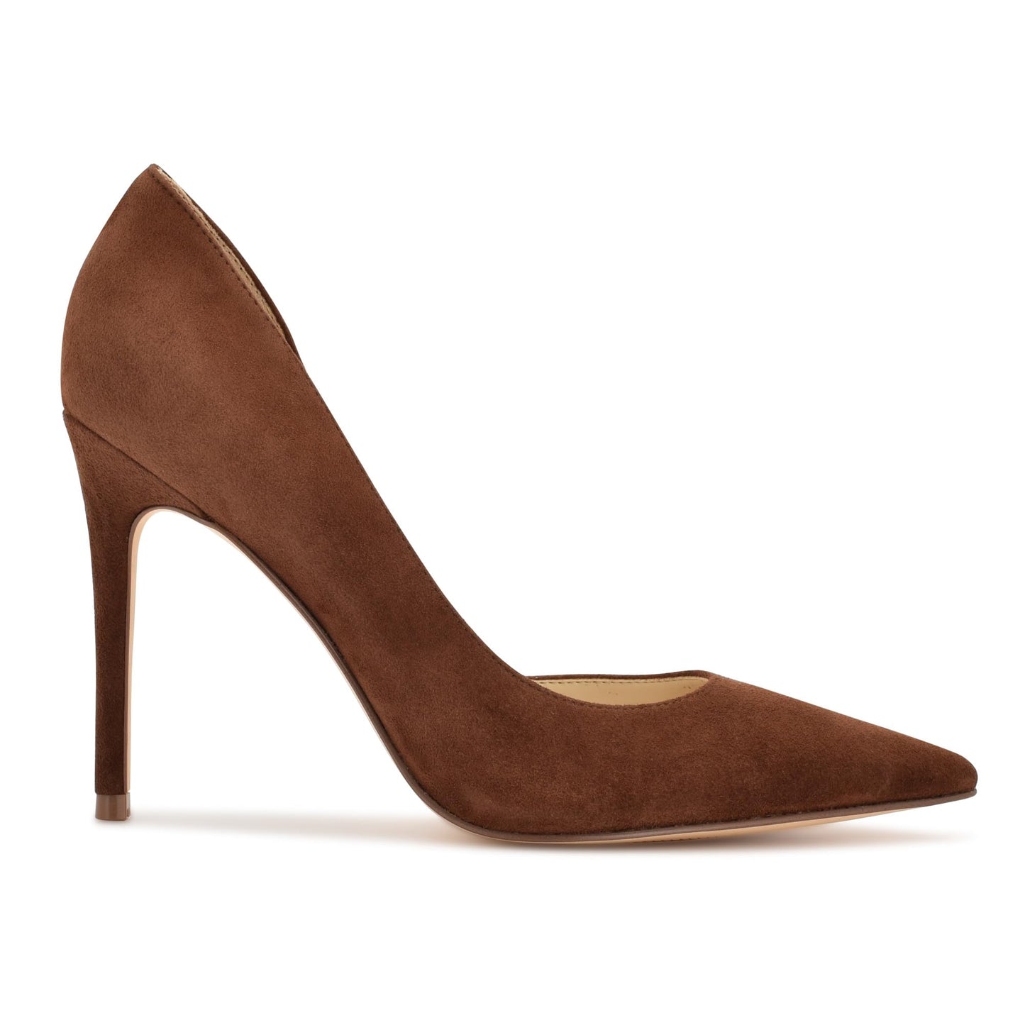 Nine West Women's Folowe Pump, Medium Brown Suede 210, 8