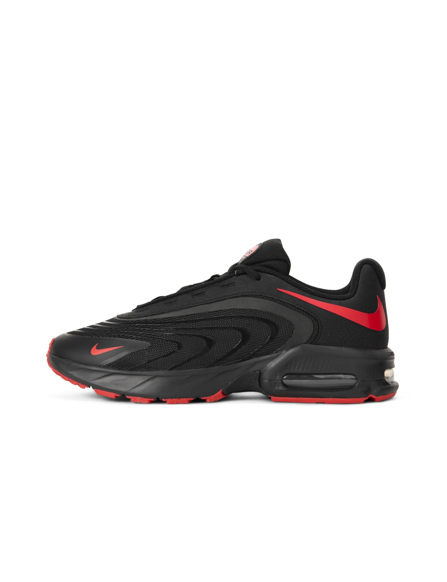 Nike Men's Air Max Fire Shoes, Black/University Red, 12