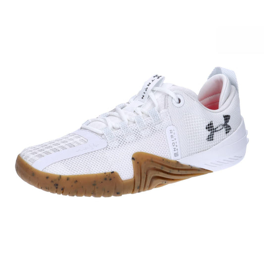 Under Armour TriBase Reign 6 White/Distant Gray/Black 9 D (M)
