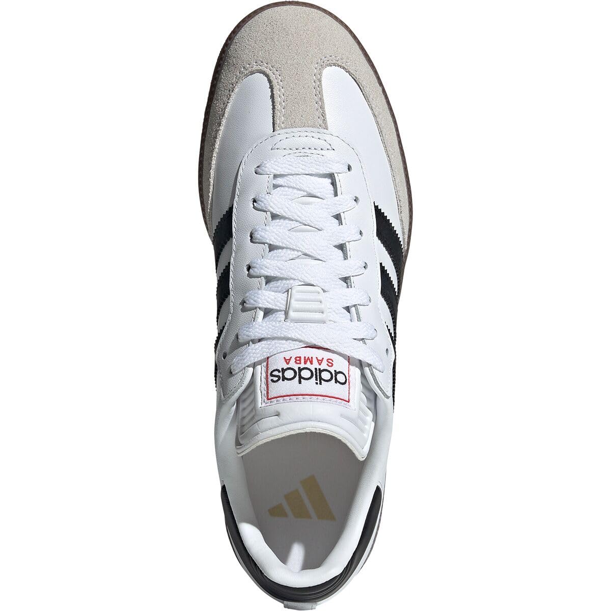 Adidas Unisex-Adult Samba Indoor, White/Black/Vivid Red, 7