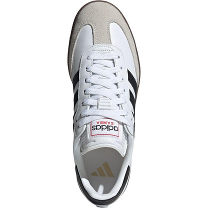 Adidas Unisex-Adult Samba Indoor, White/Black/Vivid Red, 7