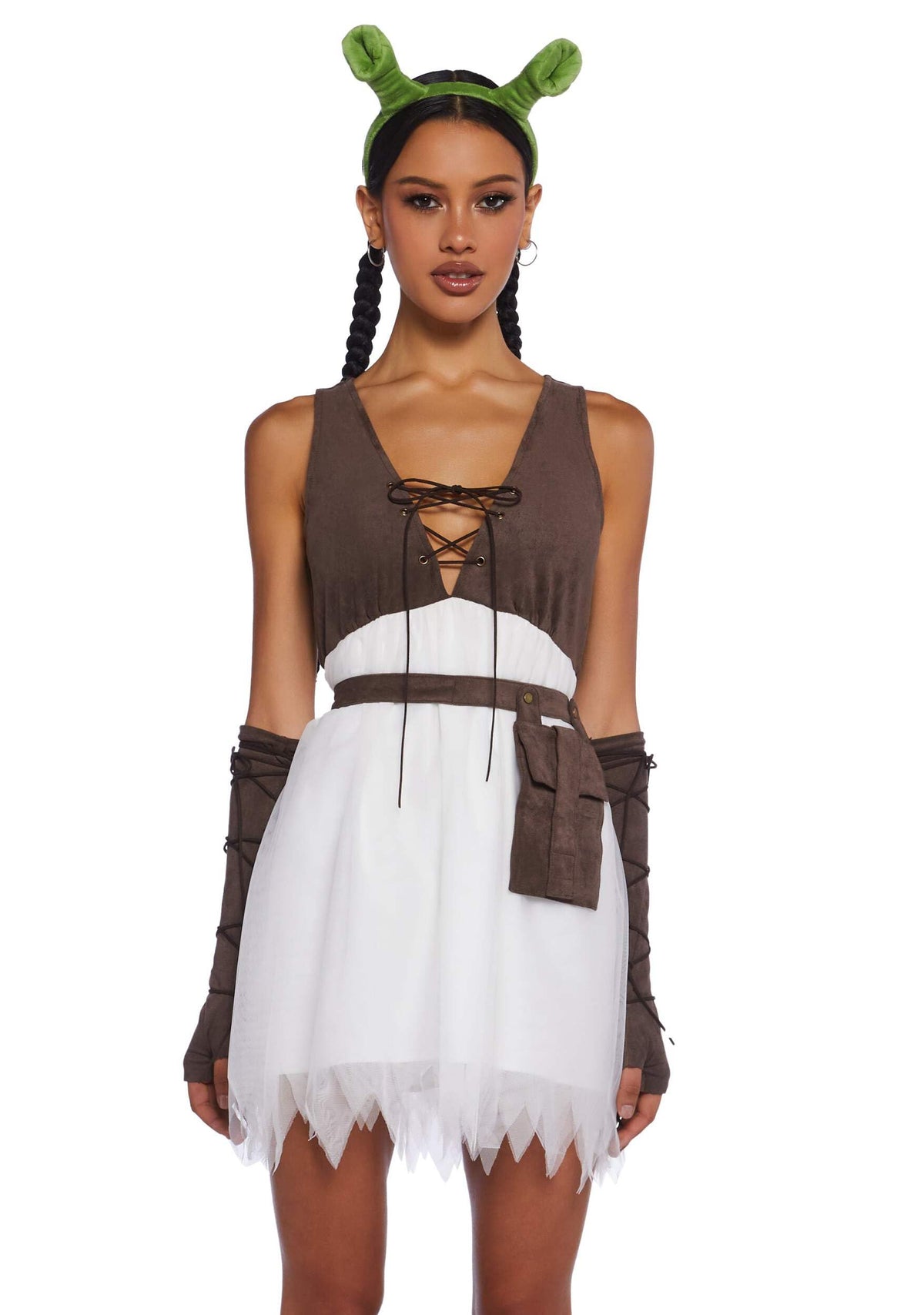 Dolls Kill Ogre Princess Halloween Costume - Swamp Fairytale Outfit by Trickz N' Treatz - XX-Small