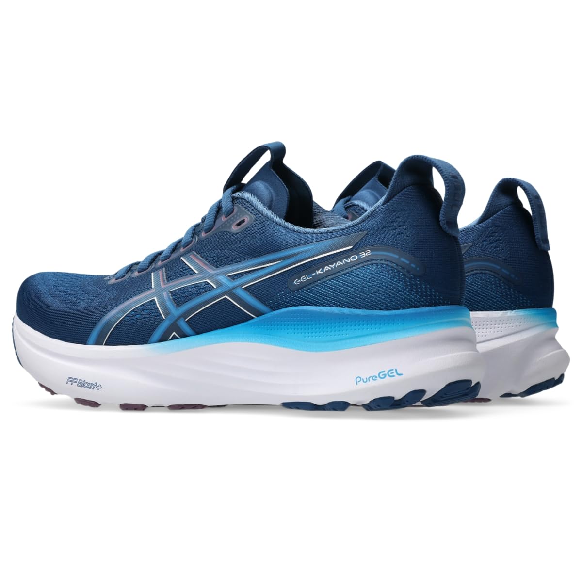ASICS Women's Gel-Kayano 32 Running Shoes, 5.5, Twilight Blue/Velvet Purple