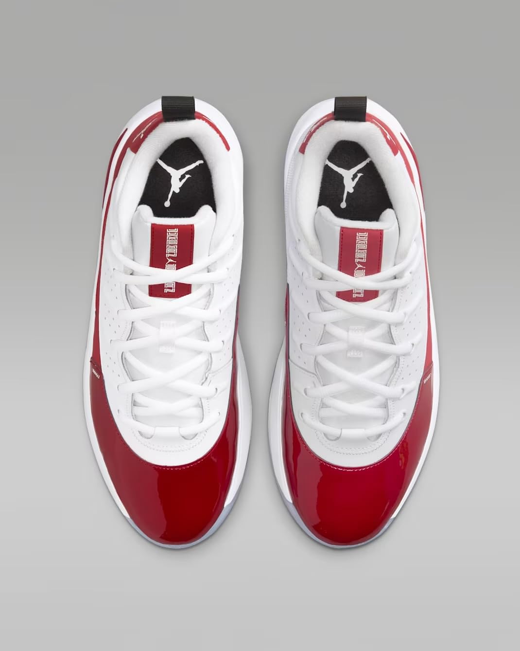 Jordan Max Aura 7 Men's Shoes (HQ2091-106, White/White-Gym Red-Black) (White/White Gym Red/Black, US Footwear Size System, Adult, Men, Numeric, Medium, 9.5)