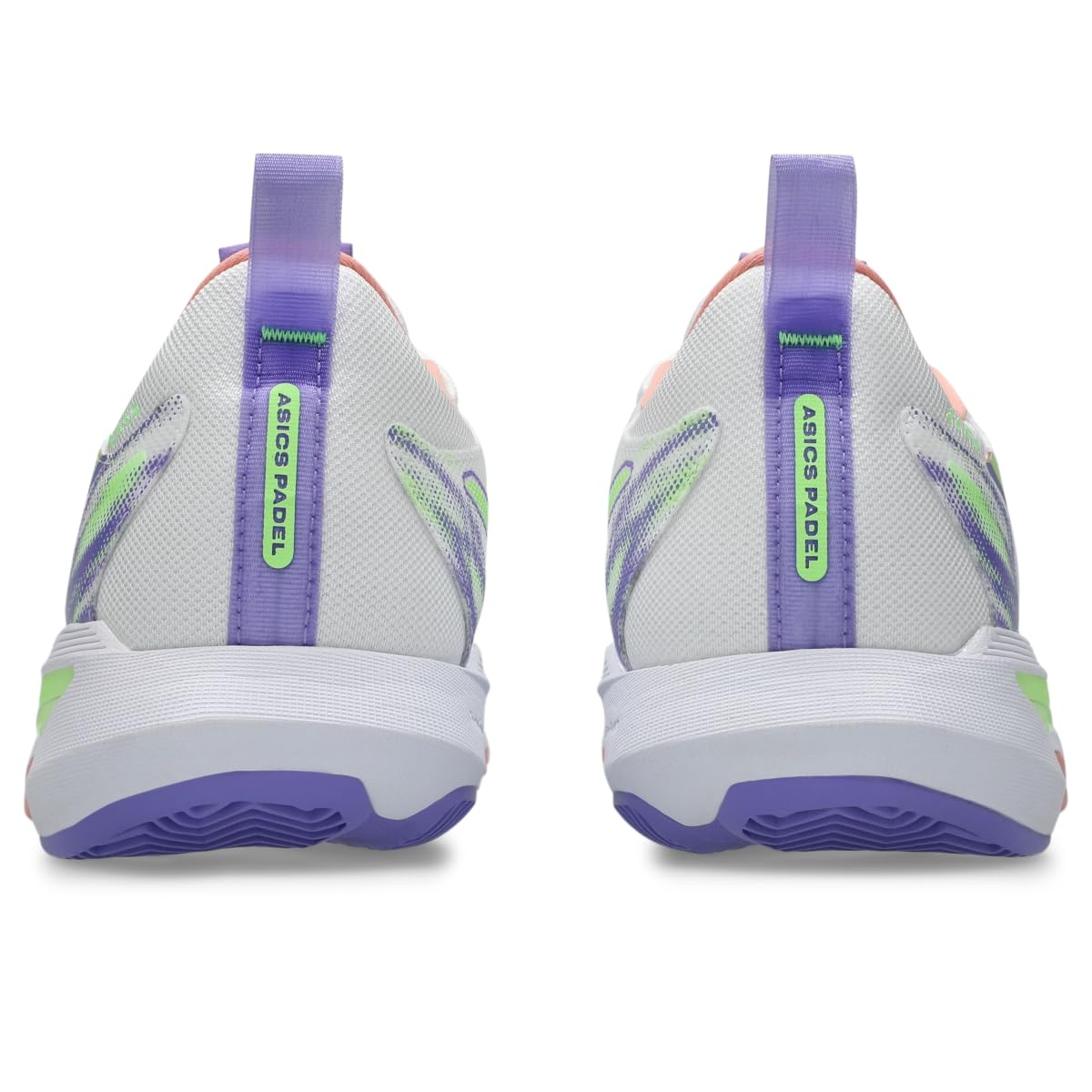 ASICS Women's SONICSMASH FF Padel Tennis Shoes, 9.5, White/Guava