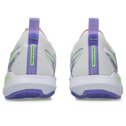ASICS Women's SONICSMASH FF Padel Tennis Shoes, 9.5, White/Guava