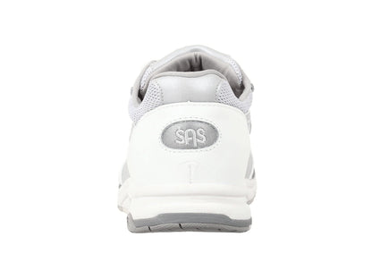 SAS Tour Mesh Shoes for Women – Suede & Mesh Uppers – Cushioned Tongue – Removable Footbed – Rubber Outsole Silver 6 WWW - Triple Wide (E-EE)