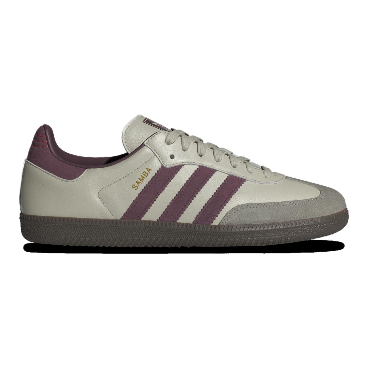 adidas Samba OG Men's Sneaker (Putty Grey Maroon, 11)