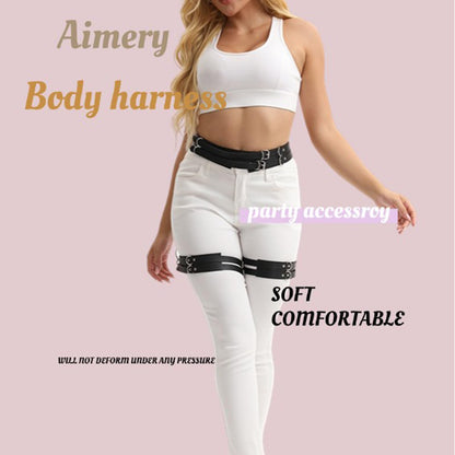 Women's garter belt Leather Thigh harness Punk Leg Belts lingerie Bar Carnival Party Cosplay outfits Accessories