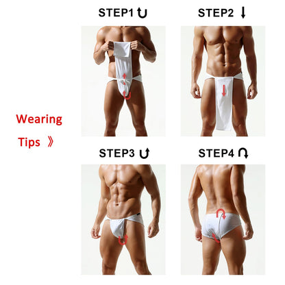 langot - Loincloth for Men - Sexy Underwear - adjustable Drawstring -