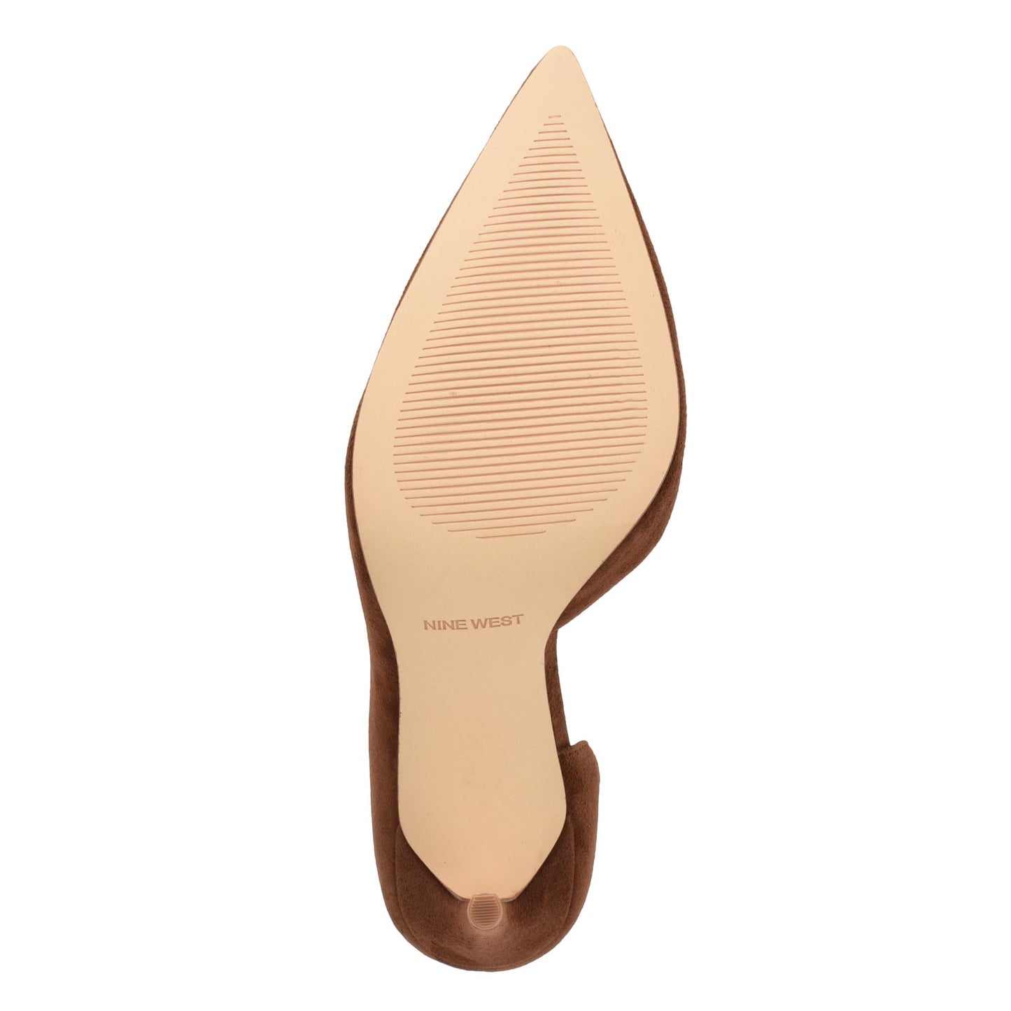 Nine West Women's Folowe Pump, Medium Brown Suede 210, 8