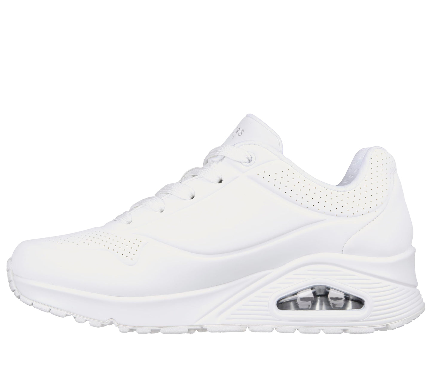 Skechers Women's Uno-Stand on Air Sneaker, White/White, 7