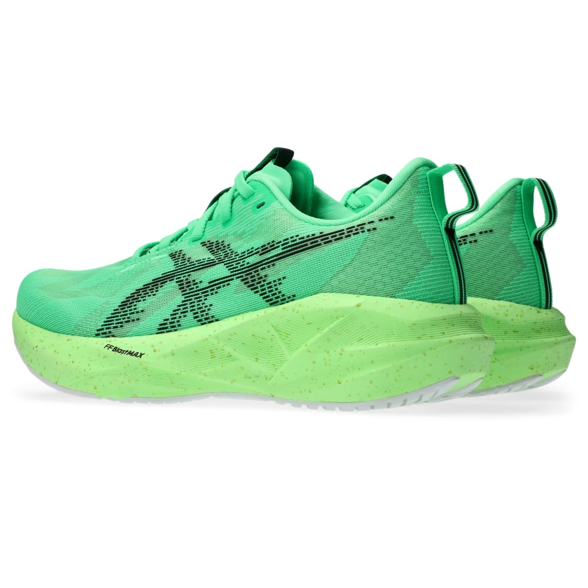 ASICS Women's NOVABLAST 5 Running Shoes, 9, Vital Green/Black