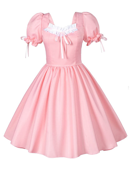 Anime French Maid - Sissy Outfit  Lolita Fancy Dress Cosplay Costume - Gloves Socks Set