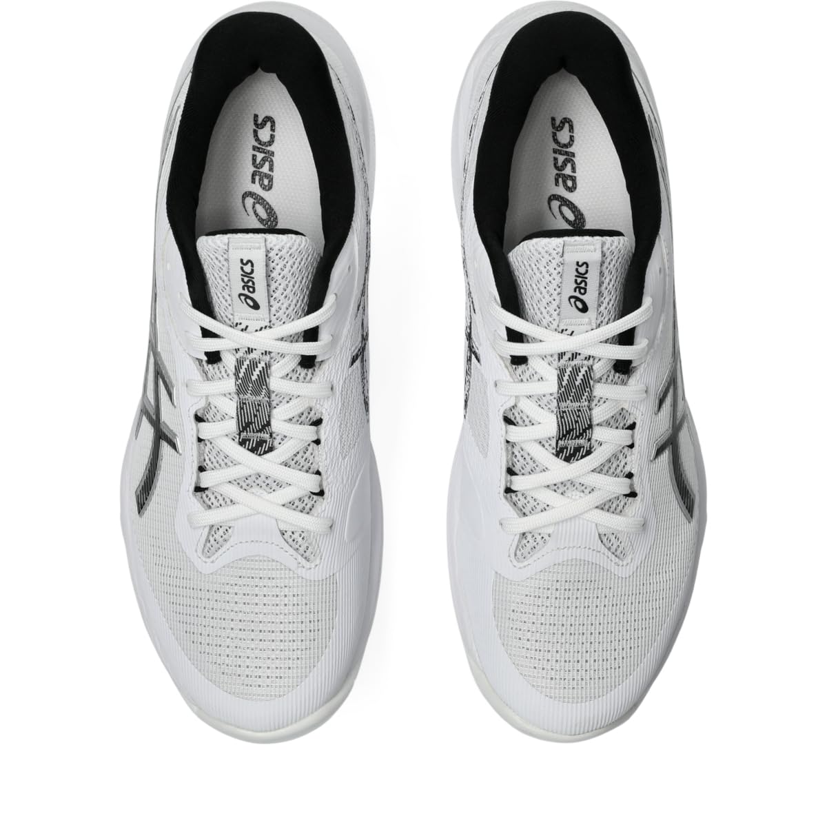 ASICS Men's Netburner Ballistic FlyteFoam 4 Volleyball Shoes, 15, White/Black