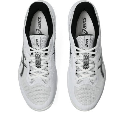 ASICS Men's Netburner Ballistic FlyteFoam 4 Volleyball Shoes, 15, White/Black